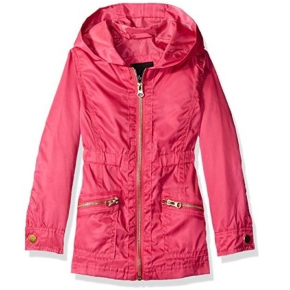 Me Jane Kids Girls Shinny Nylon Anorak Jacket Sz 4 - Picture 1 of 4
